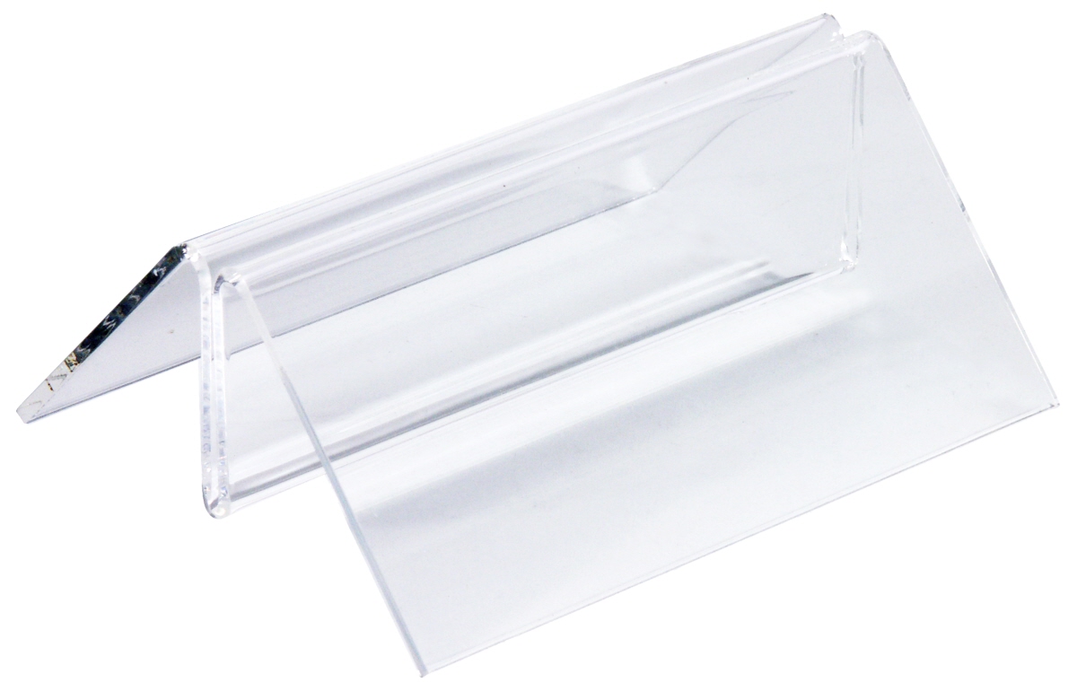 24 Stück Acryl-Kartenhalter Transparent - 1,9 X 0,75 Cm, Für Spielkarten & Fotos