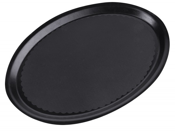 Contacto Tablett, oval 29 cm, schwarz