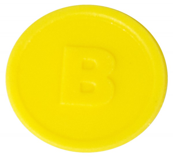Contacto Biermarke, gelb, 100 Stück